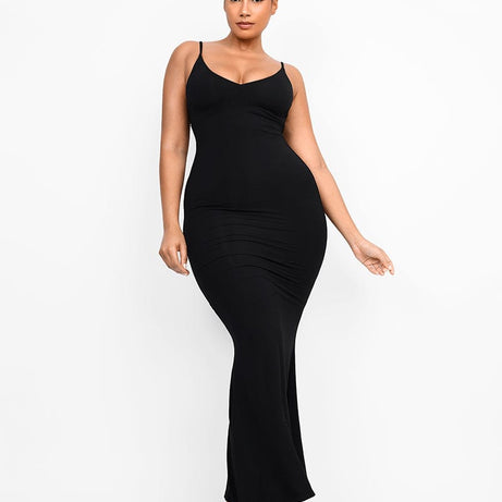 Long Slip Shaping Maxi Dress