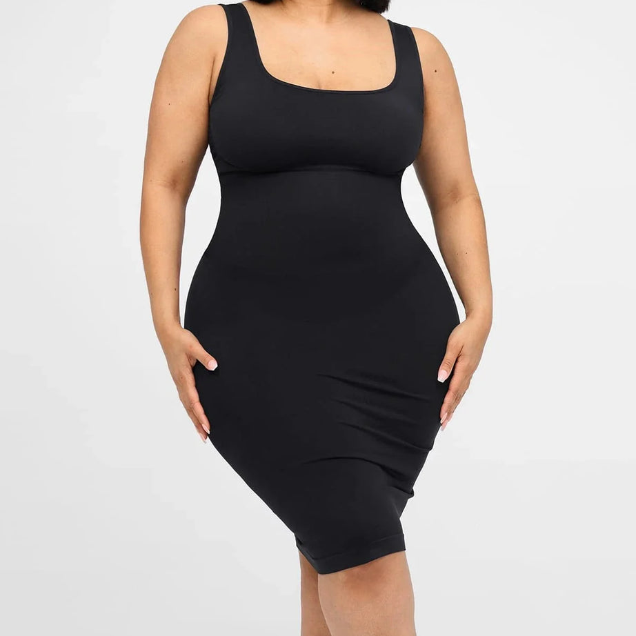 Plus Curve Midi Shaping Dress